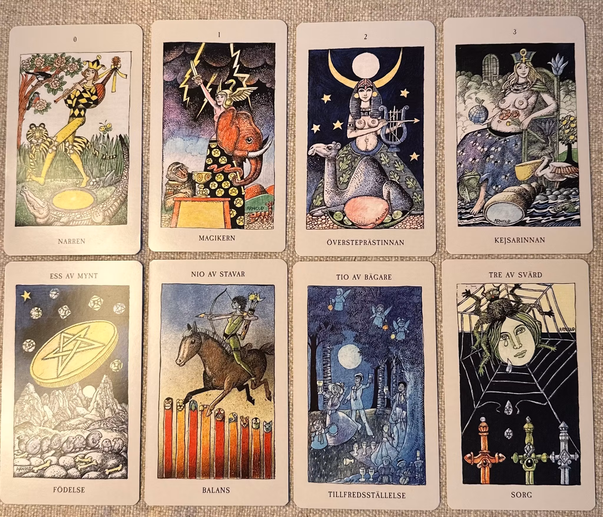 Jolanda Den Tredje Tarot & Häxkonst KIT 🇸🇪
