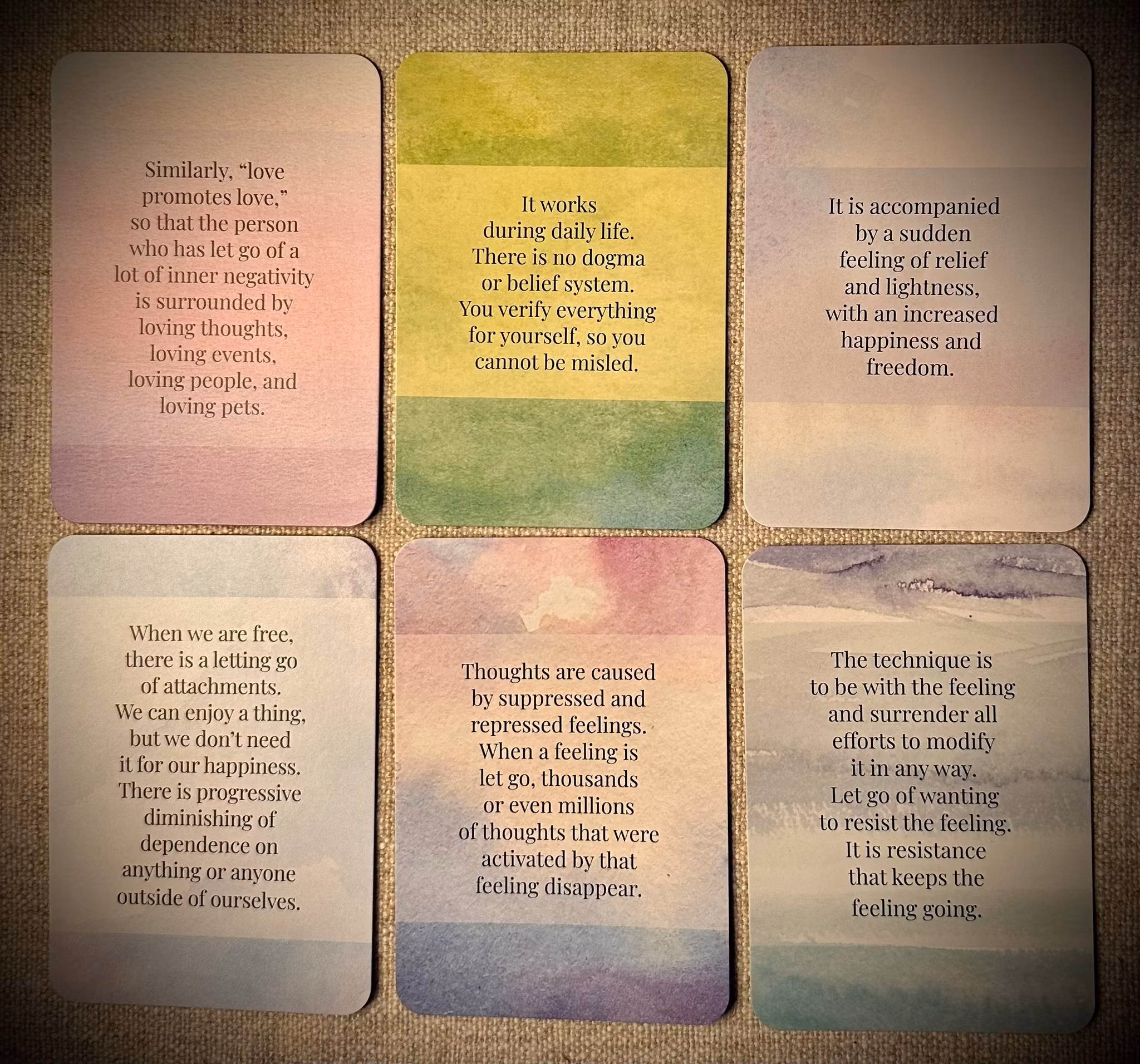 The Letting Go Deck