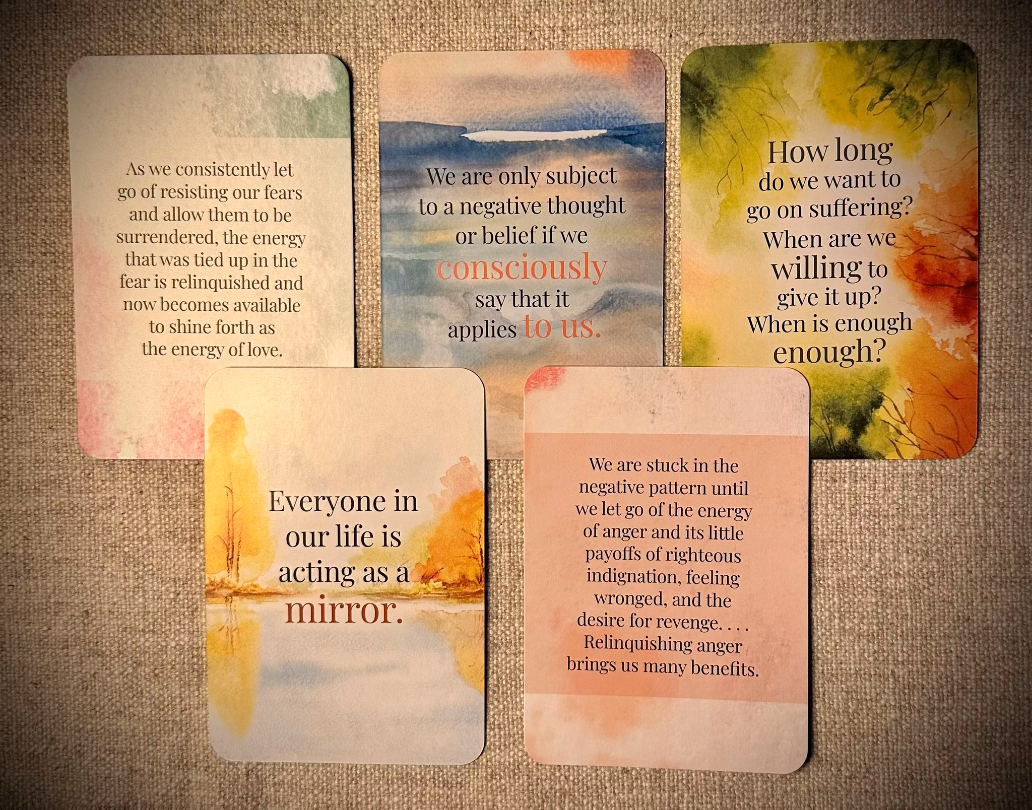 The Letting Go Deck