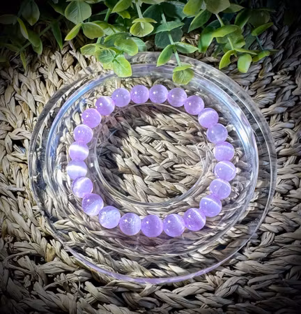 Lila Selenit Armband | 8-9 mm