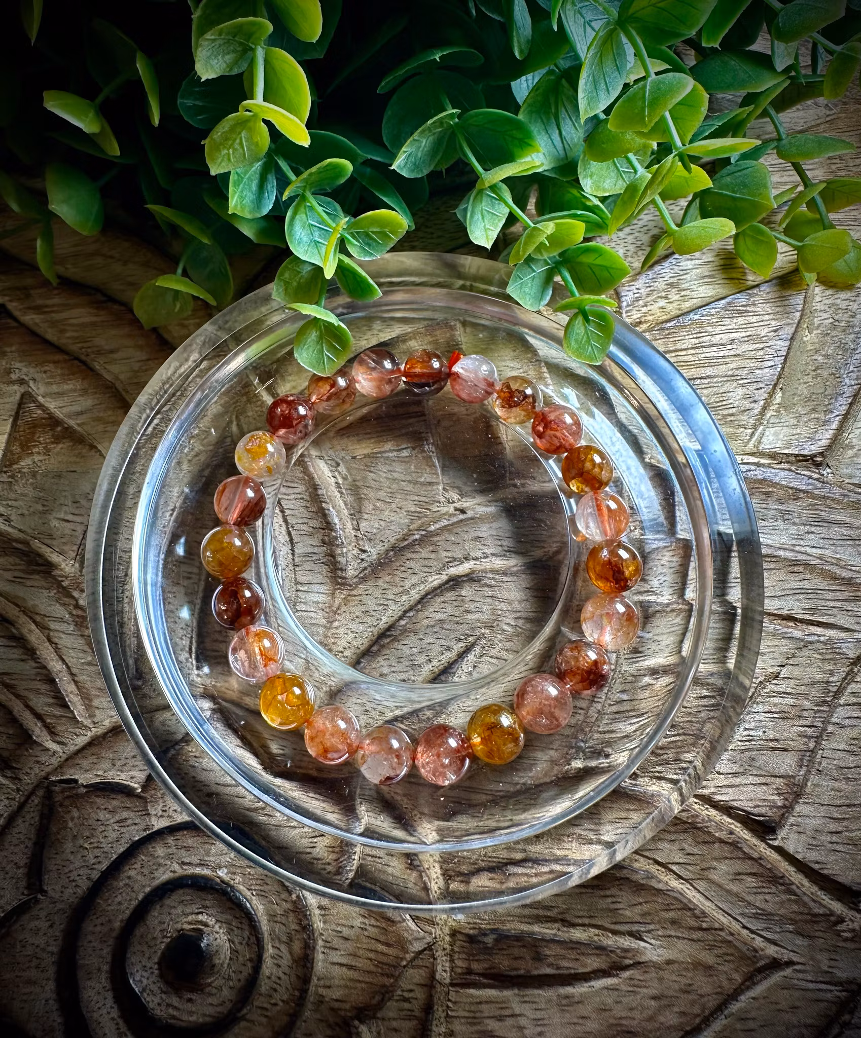 Eldkvarts Armband | 8 mm