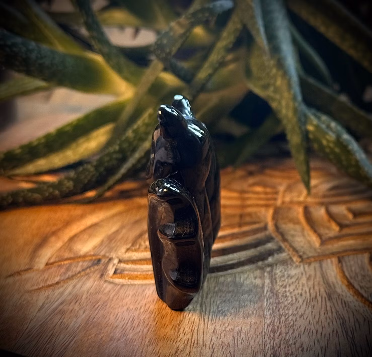 Fladdermus Carving