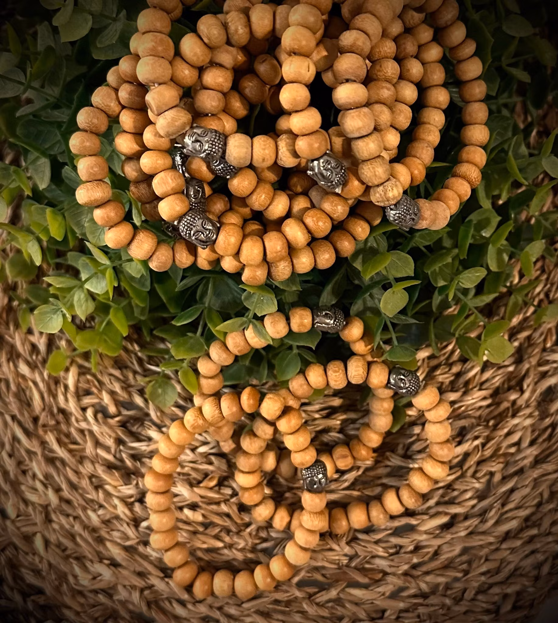 Sandelträ Buddha Armband