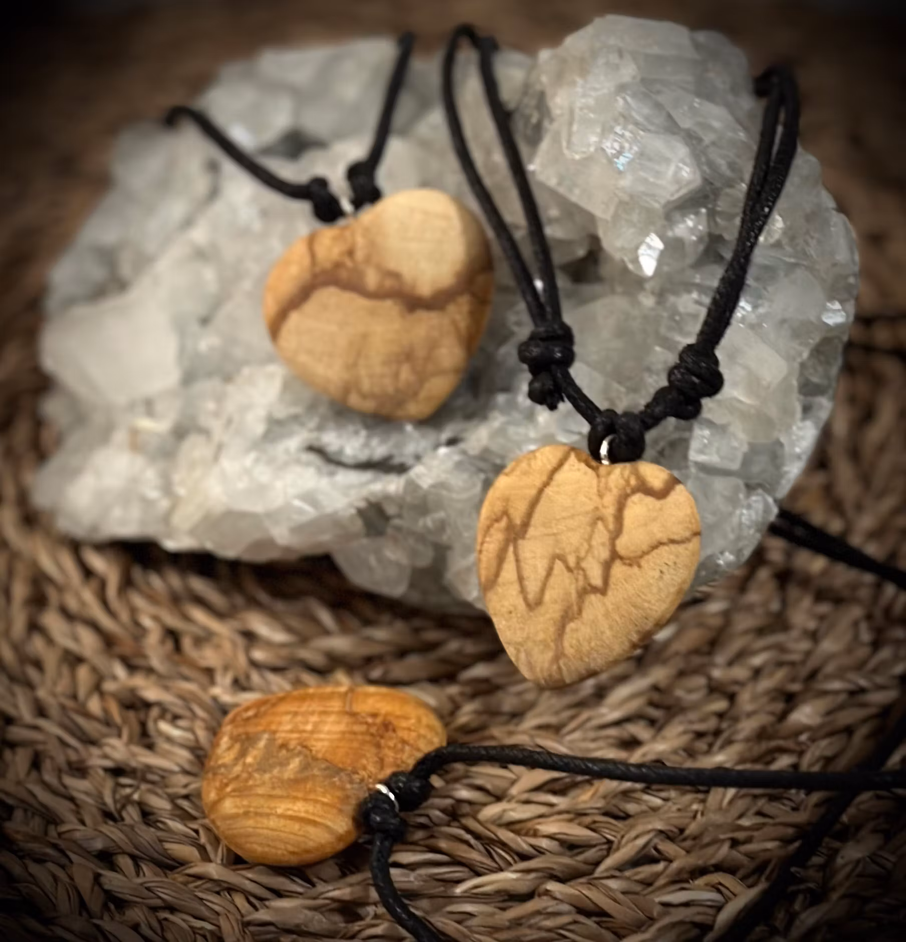 Palo Santo Halsband Hjärta