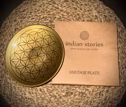 Flower Of Life Mässingsfat