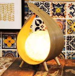 Kokosnöt Lampa Natural