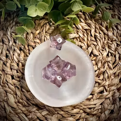 Hålad Pärla | Ametist med Fantom stjärna HK