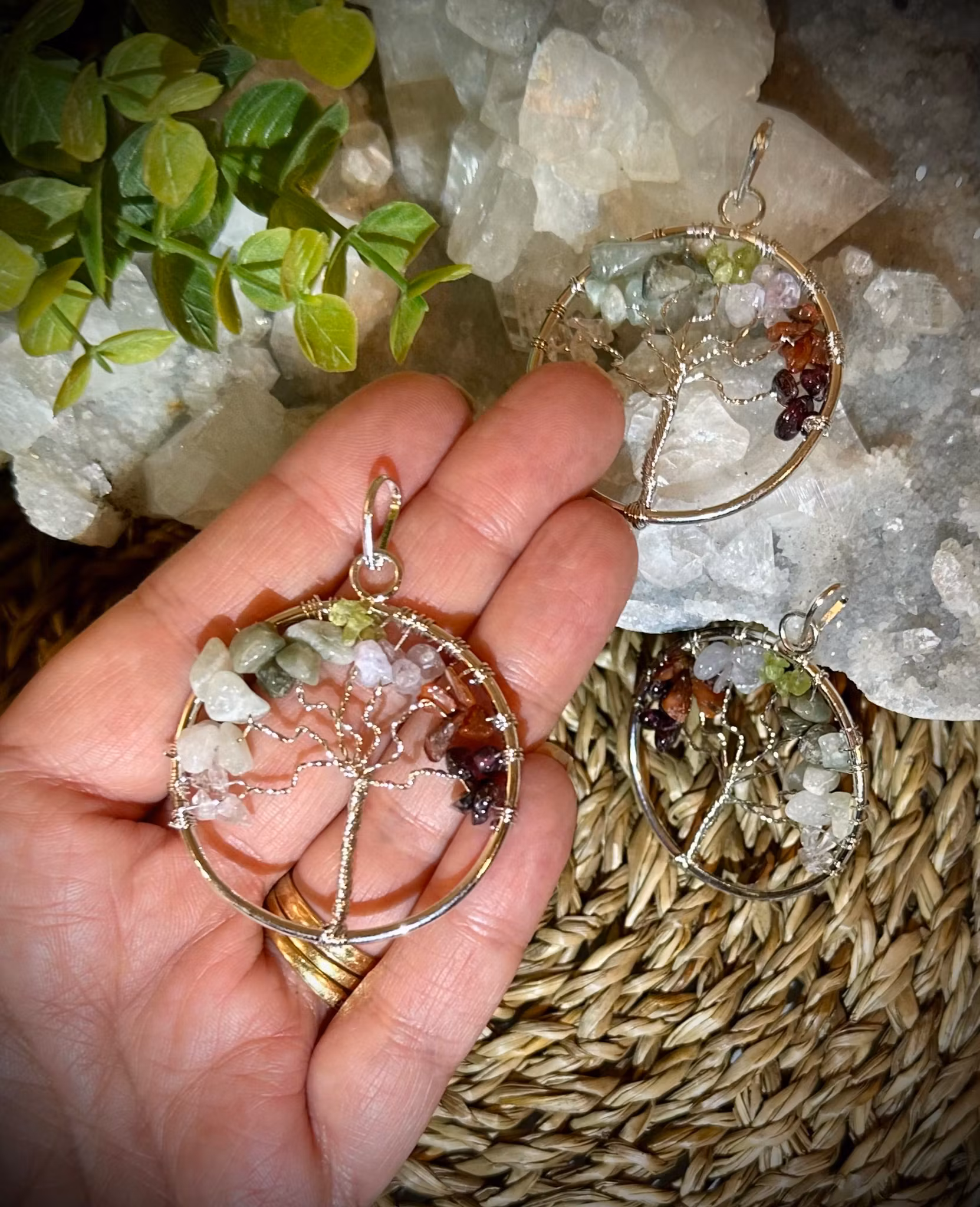 Chakra Livets Träd Hänge | Indien