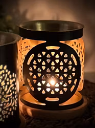 AROMAFUME Aromalampa Tree Of Life | Flower Of Life | Indien