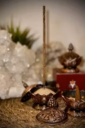 Tibetansk Rökelsehållare Lotus