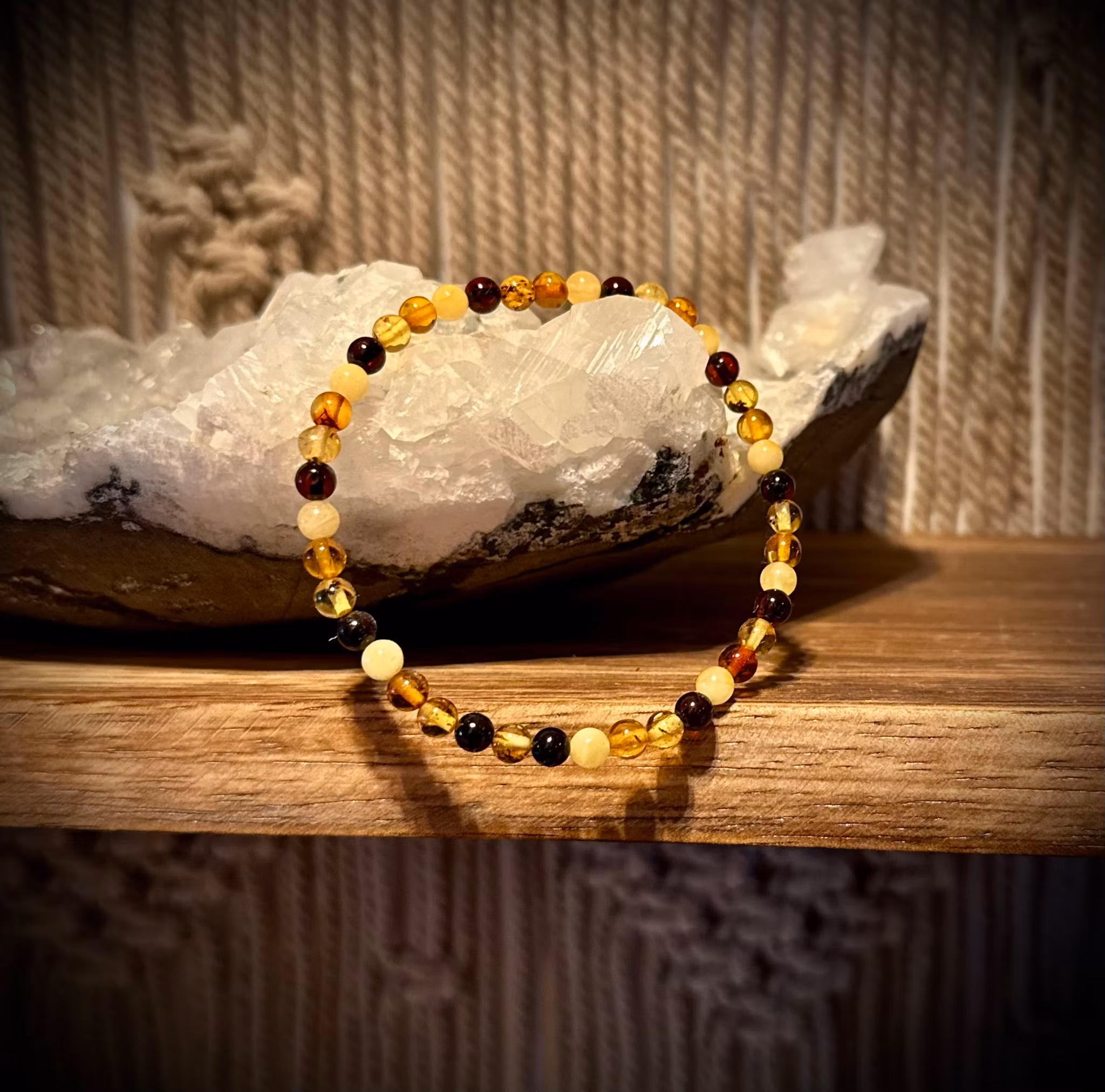 Armband Mixad Bärnsten | 5 mm