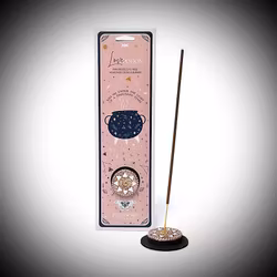 SONG OF INDIA PUREWORKS PERFUMERY Rökelsepinnar | Celestial Magic Love Potion + Glittrig Rökelsehållare
