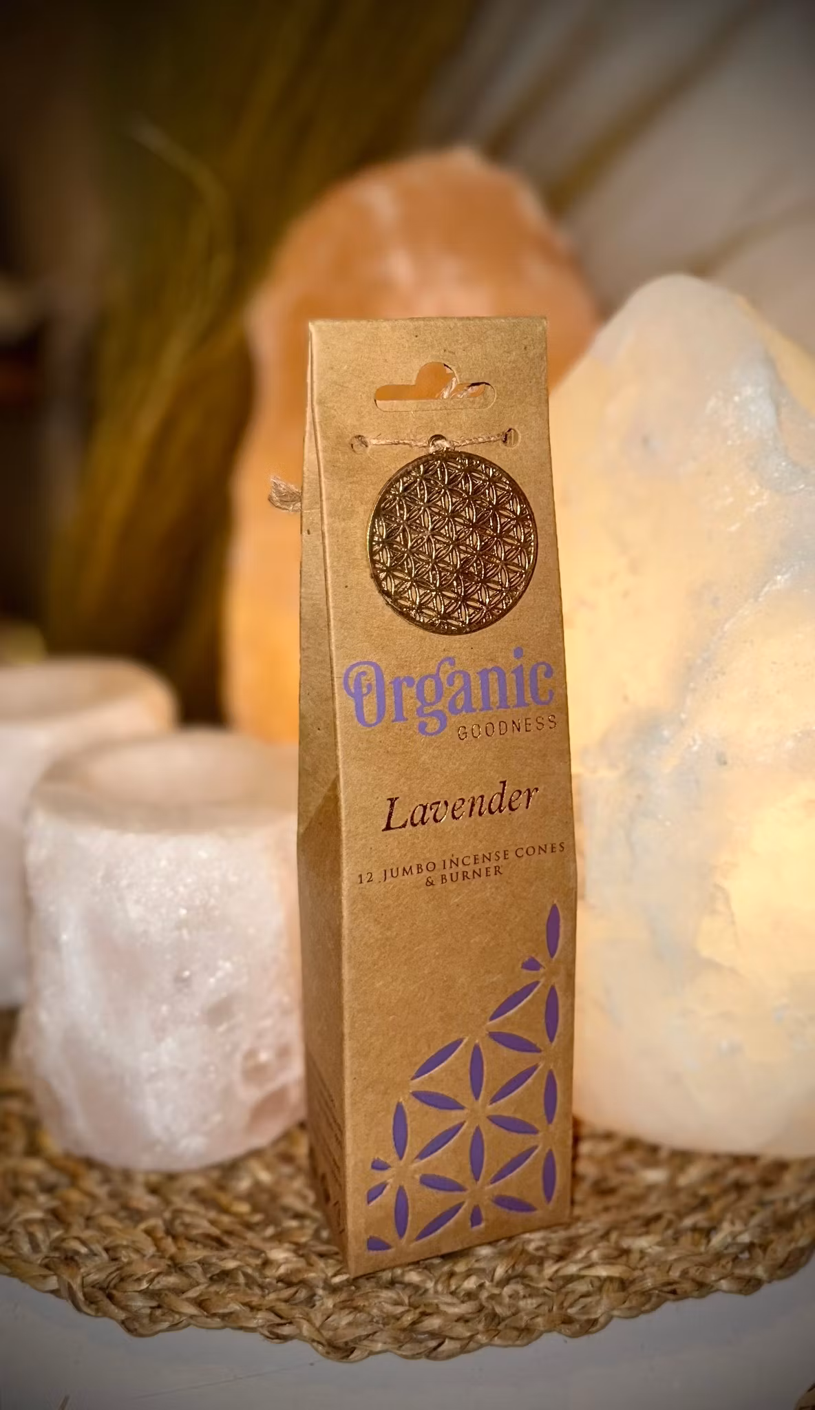 SONG OF INDIA ORGANIC GOODNESS Rökelsekoner | Lavender