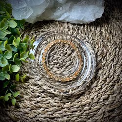 Facetterad Aura Sunrise Armband | 5-6 mm