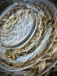 Bergkristall Halsband | 18k Guldpläterad 925 Sterling Silver