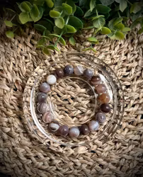 Botswana Agat Armband | 10-11 mm