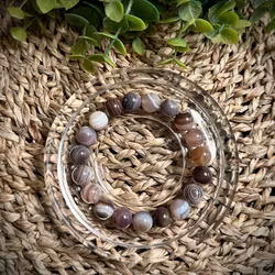 Botswana Agat Armband | 10-11 mm