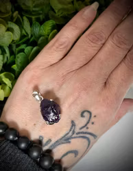 Ametist Hänge | 925 Sterling Silver
