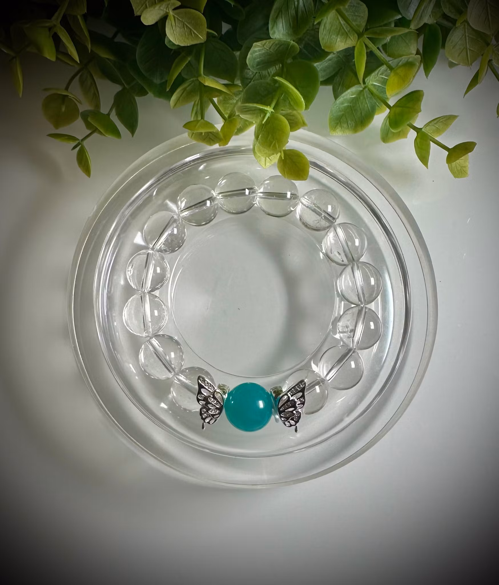 Amazonit | Bergkristall Armband | 925 Sterling Silver