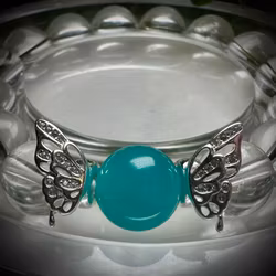 Amazonit | Bergkristall Armband | 925 Sterling Silver