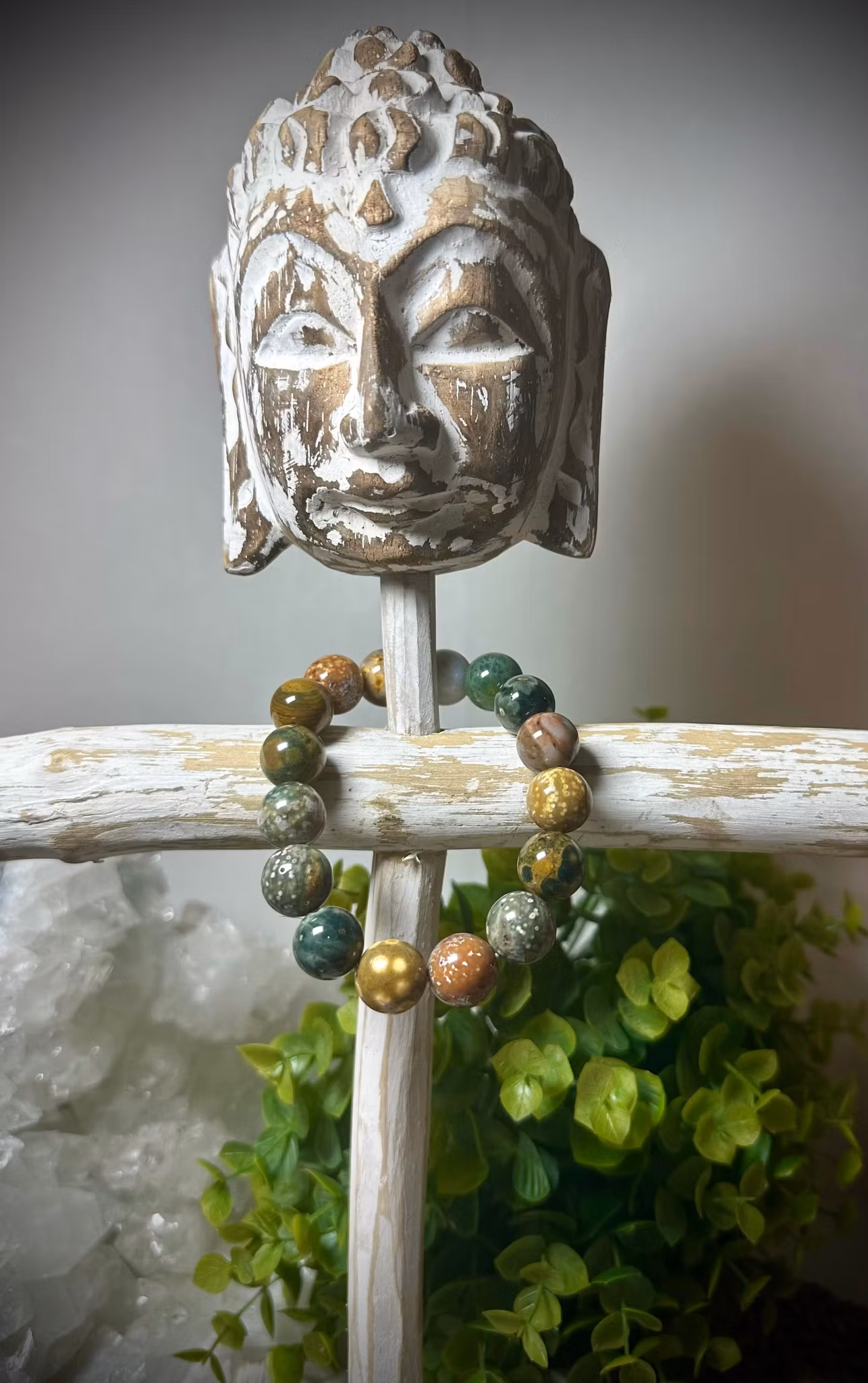 Ocean Jaspis | Orbikulär | 8:de venen Armband | 13 mm