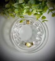 Gul Mica | Bergkristall Armband | 925 Sterling Silver