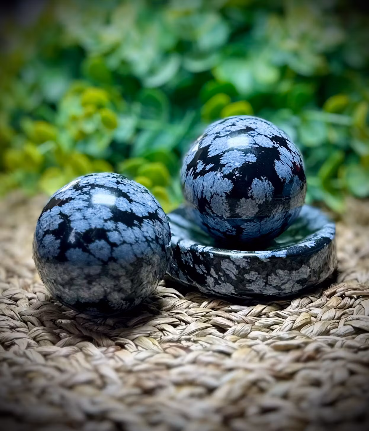 Snöflingeobsidian Klot