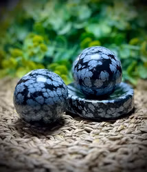 Snöflingeobsidian Klot