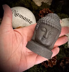 Shungit Buddha Carving