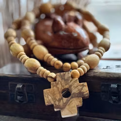 Palo Santo Halsband | Shaman Chakana Talisman