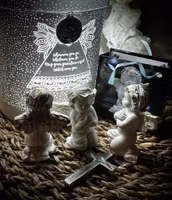 Ängel med presentpåse | Cross Your Heart - Inner Peace