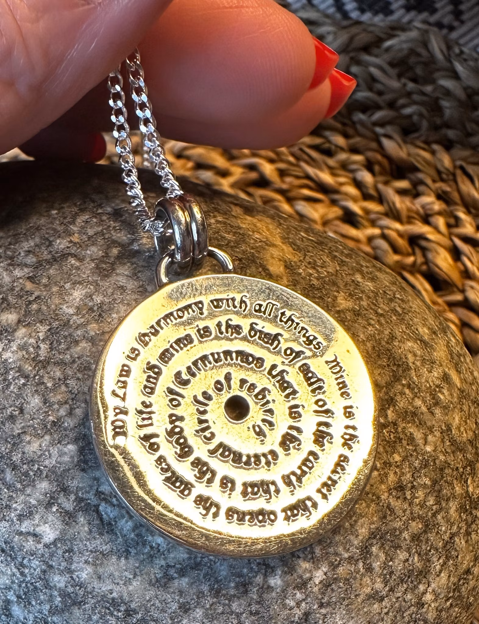Sacred Charge Medallion Hänge | 925 Sterling Silver | Peter Stone