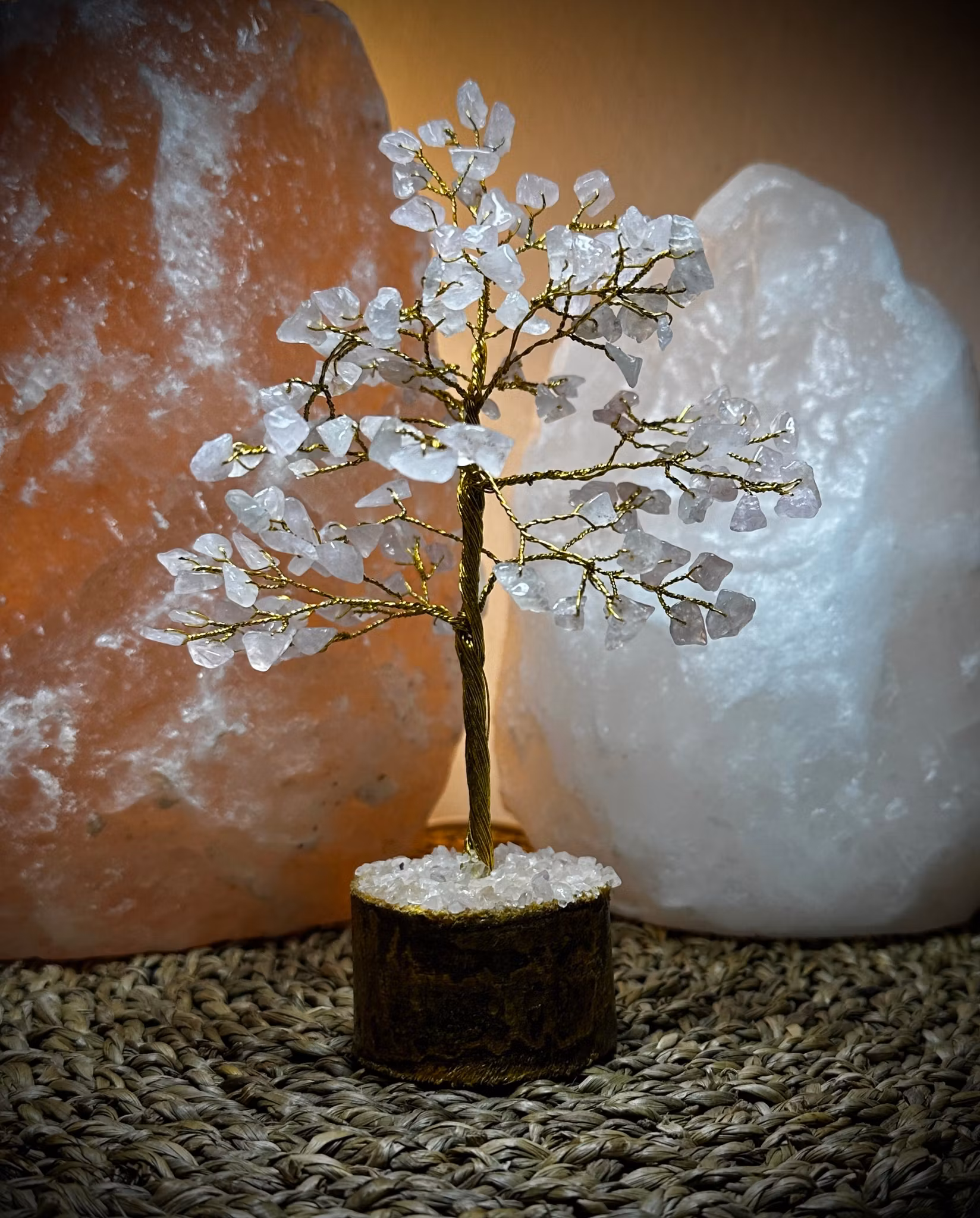 Kristallträd Rosenkvarts | Indien 18 cm