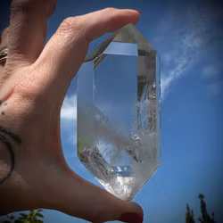 Bergkristall Dubbelterminerad