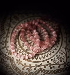 Rosa Selenit Armband | 8-9 mm