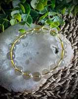 Naturlig Citrin Armband | 12 mm