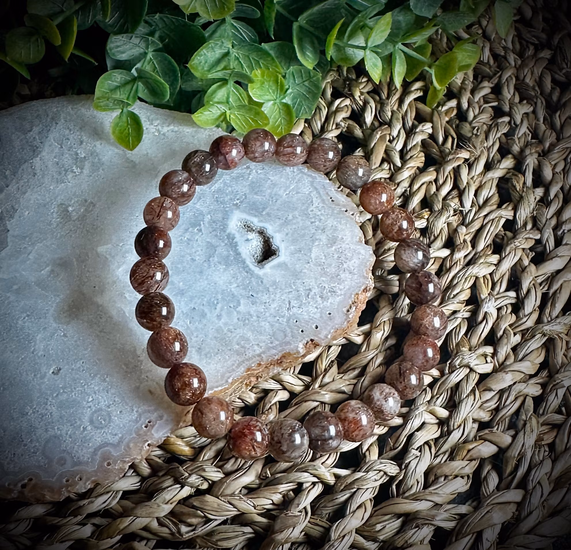 Kopparrutil Armband | 8 mm