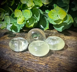 Naturlig Citrin Pi-Sten | 18 mm