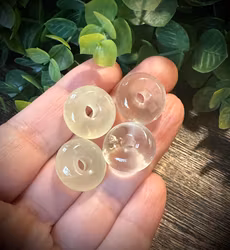 Naturlig Citrin Pi-Sten | 18 mm