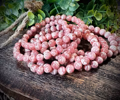 Rhodokrosit Armband | 7-8 mm