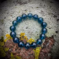 Blå Fluorit Armband | 13-13,5 mm