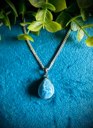 Larimar Hänge 925 Sterling Silver