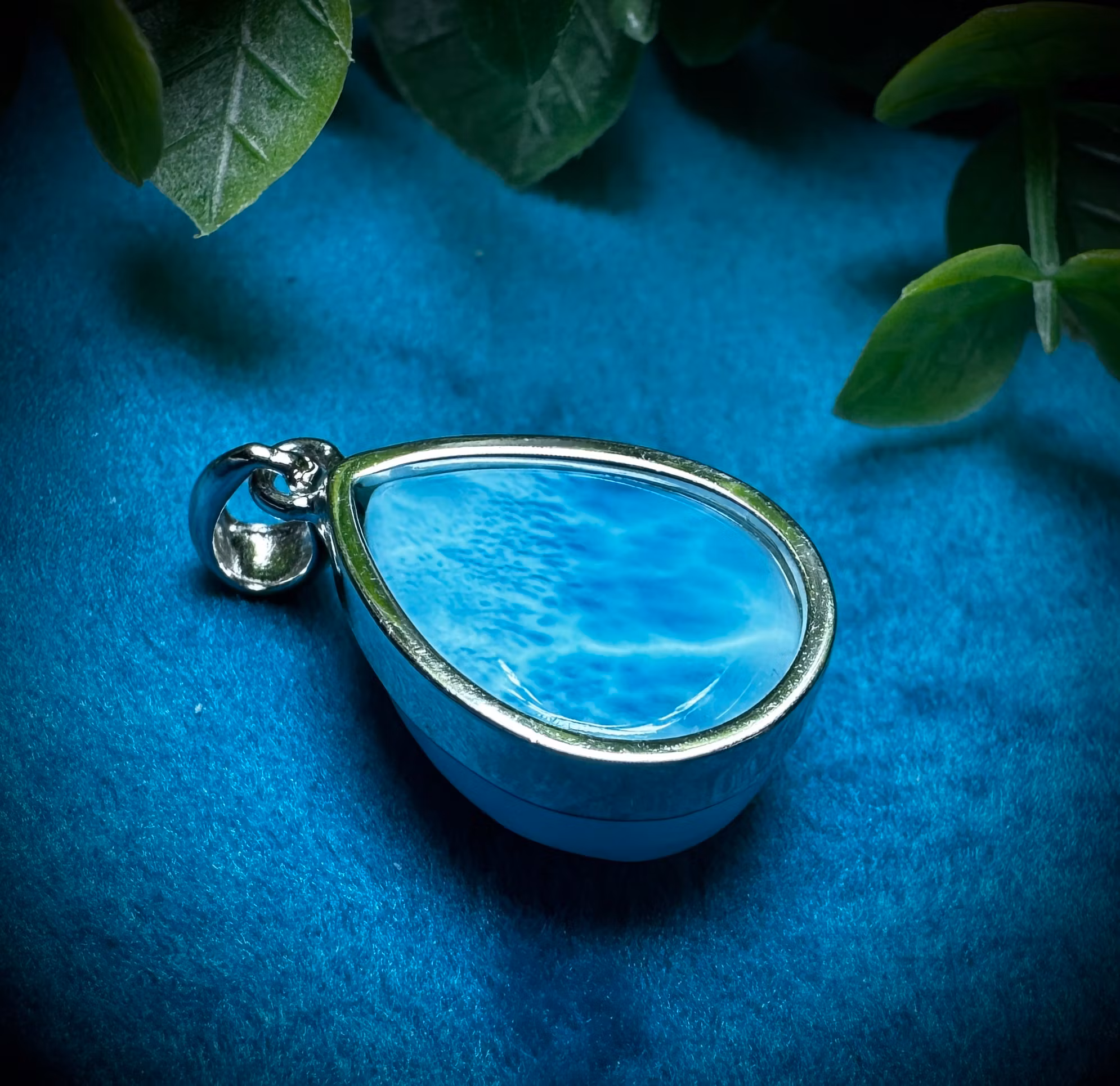 Larimar Hänge 925 Sterling Silver