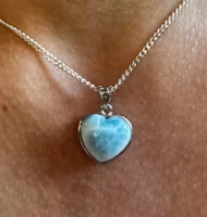 Larimar Hänge 925 Sterling Silver