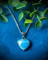 Larimar Hänge 925 Sterling Silver