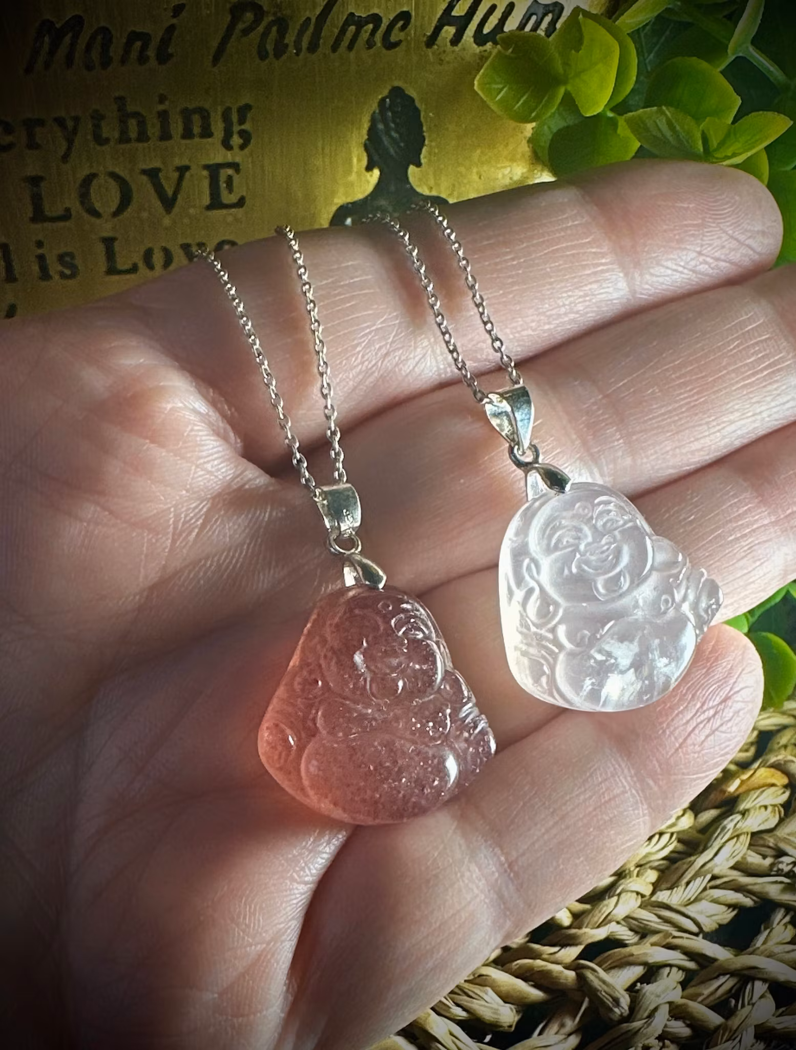Buddha Hänge 18K Guldpläterad