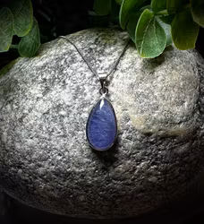 Tanzanit Hänge 925 Sterling Silver