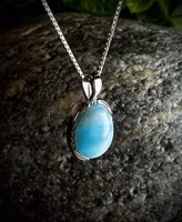 Larimar Hänge 925 Sterling Silver