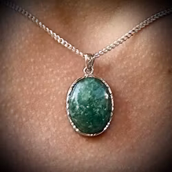 Smaragd Hänge 925 Sterling Silver