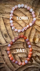 ”Hjärtats Väktare” Medicin Agat Armband | 8 mm